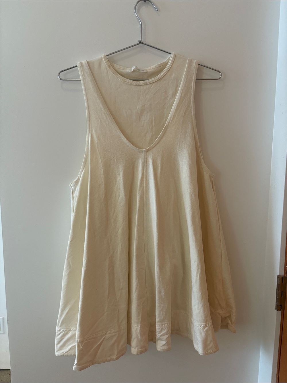 Zara Cream Swing Tank Top